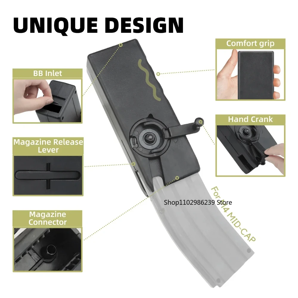 1000 سعة 6 مللي متر BBS سرعة محمل البلاستيك BB صندوق تخزين ل M4 كرنك اليد المجلات محمل سريع الادسنس والعتاد الملحقات
