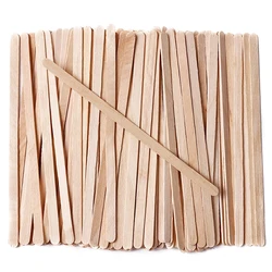 100PCS Vrouw Houten Ontharing Stok Wegwerp Ontharen Spatel Wax Sticks Hout Gezicht Wenkbrauwen Waxen Spatel Beauty Tool