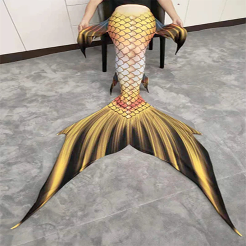 Training Device Professional Mermaid Big Fish Tail Aquarium Show Fish Skin Can be Equipped With Big Mermaid Fins