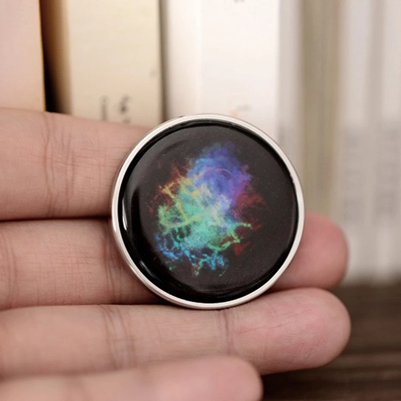 سطح المكتب الإبداعي متوهجة يدويا الغزل العلوي غالاكسي ستار الفولاذ المقاوم للصدأ تململ سبينر تخفيف التوتر المعادن الدوران هدية