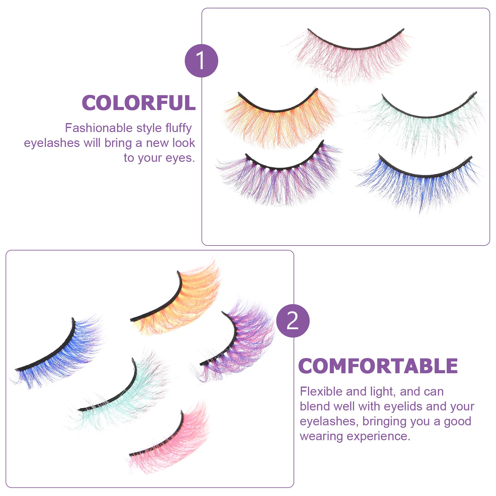 5 paar natuurlijk voor party club cosplay halloween nep natuurlijke wimpers party wimpers make nep wimpers wimpers