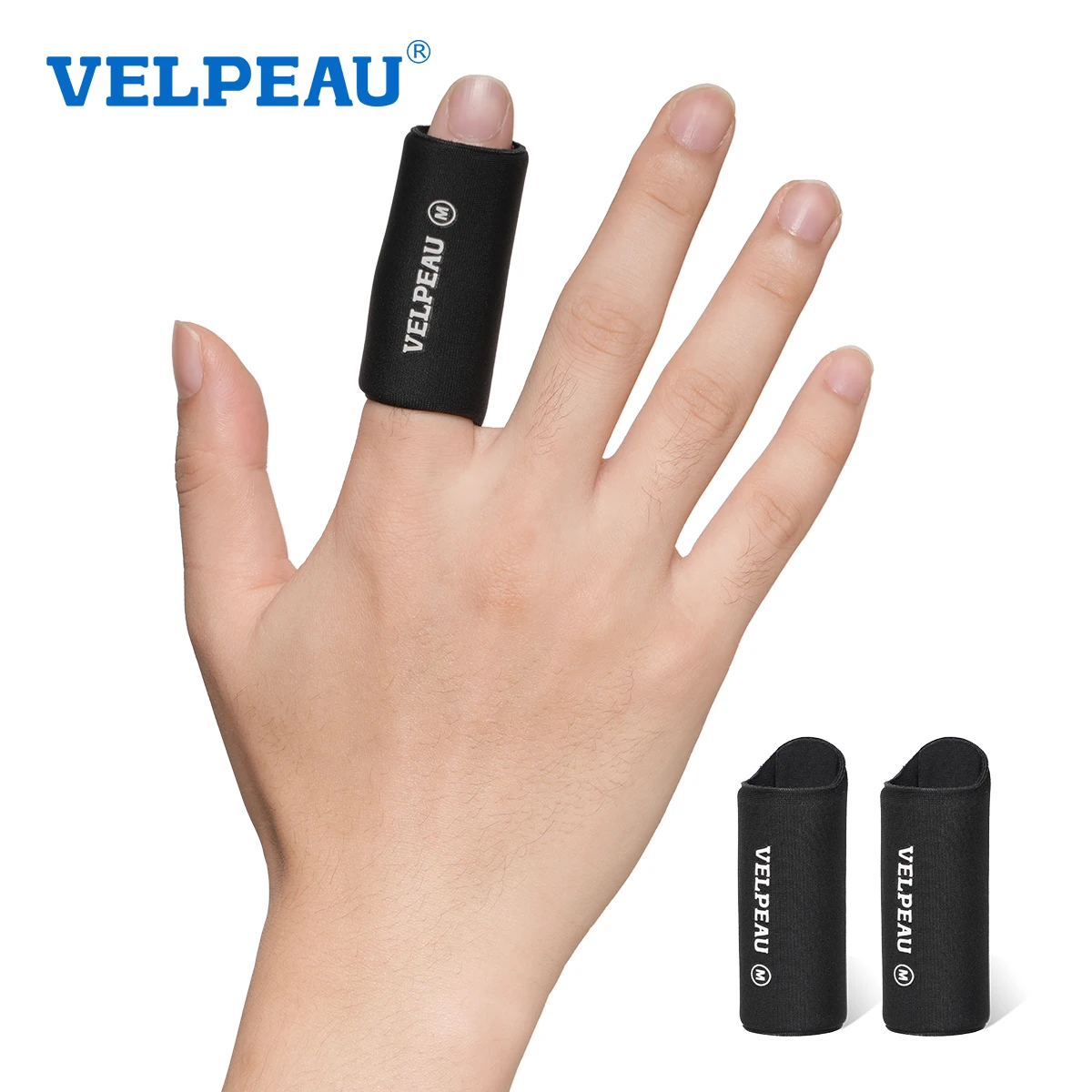 VELPEAU Finger Splint for Stroke-affected Fingers and Arthritis Pain Relief, Finger Compression Brace 2PCS