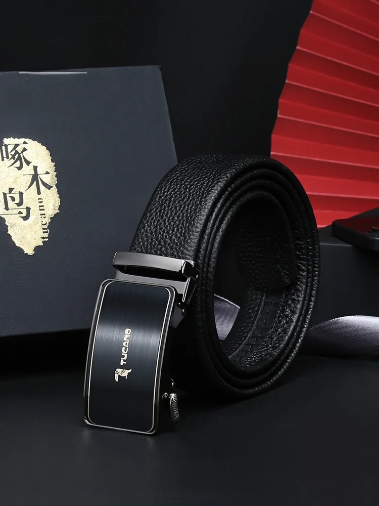 genuine-leather-belt-for-men-automatic-buckle-birthday-gift-for-dad-business-waist-belt-tucano-brand-soft-surface-treatment