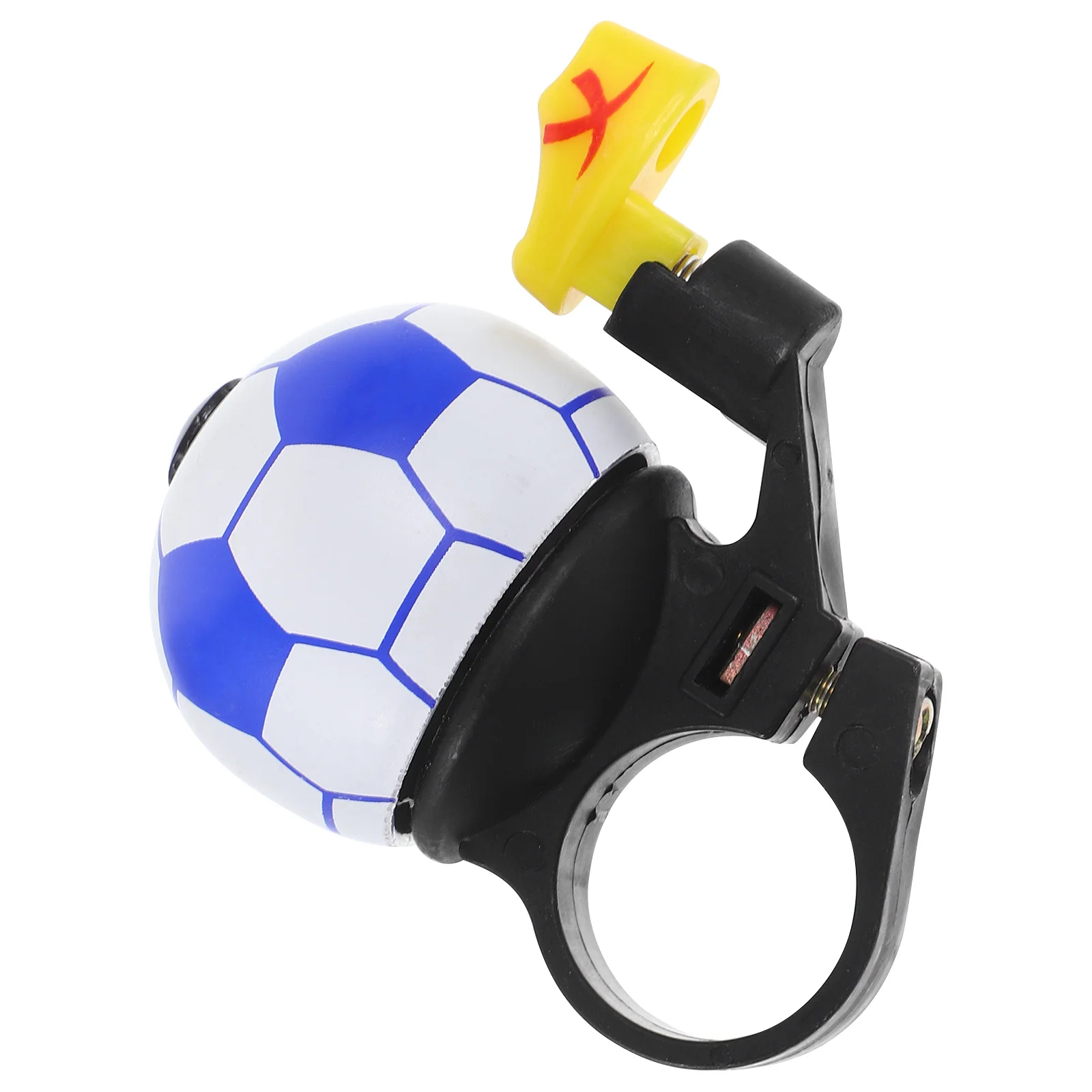 Campanello per manubrio della bicicletta Campanello di sicurezza forte a forma di pallone da calcio per accessorio per bici da strada di montagna Accessorio per bici da strada