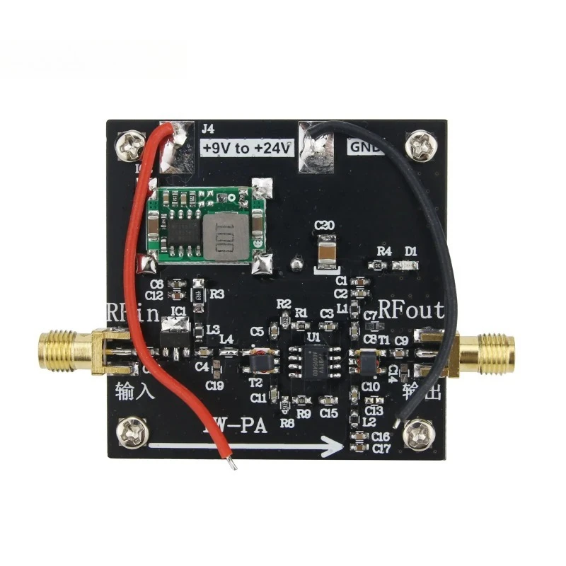 1W-PA Broadband RF Power Amplifier 10M-2000MHz HF VHF UHF Signal Boost Test Module