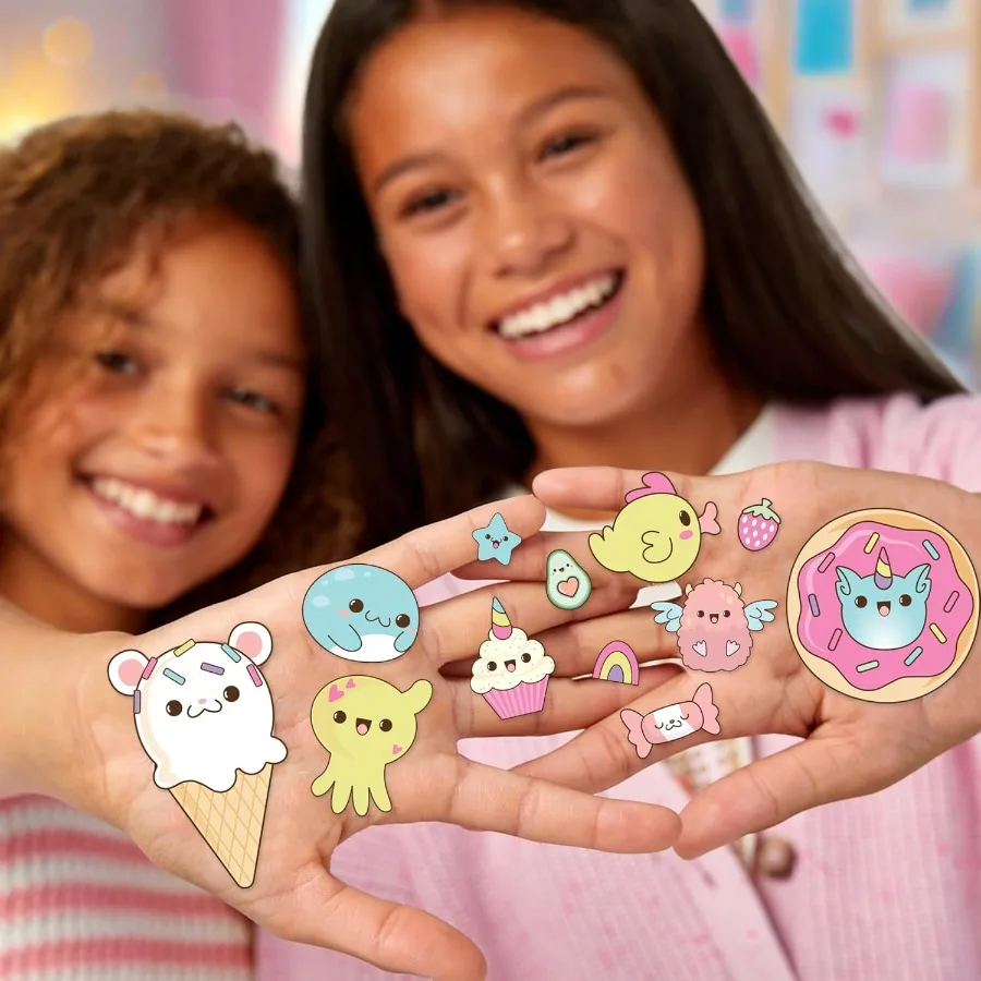 Mais de 1500 adesivos fofos kawaii, livro de 43 páginas para scrapbooks, planejadores, letras, planejador feliz, laptop, garrafa de água, decoração, ideal para