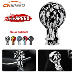 Universal 5/6 Speed Car Gear Shift Knob For Manual Transmission Gear Level Knob Shift Lever M8 M10 M12 Graffiti Style