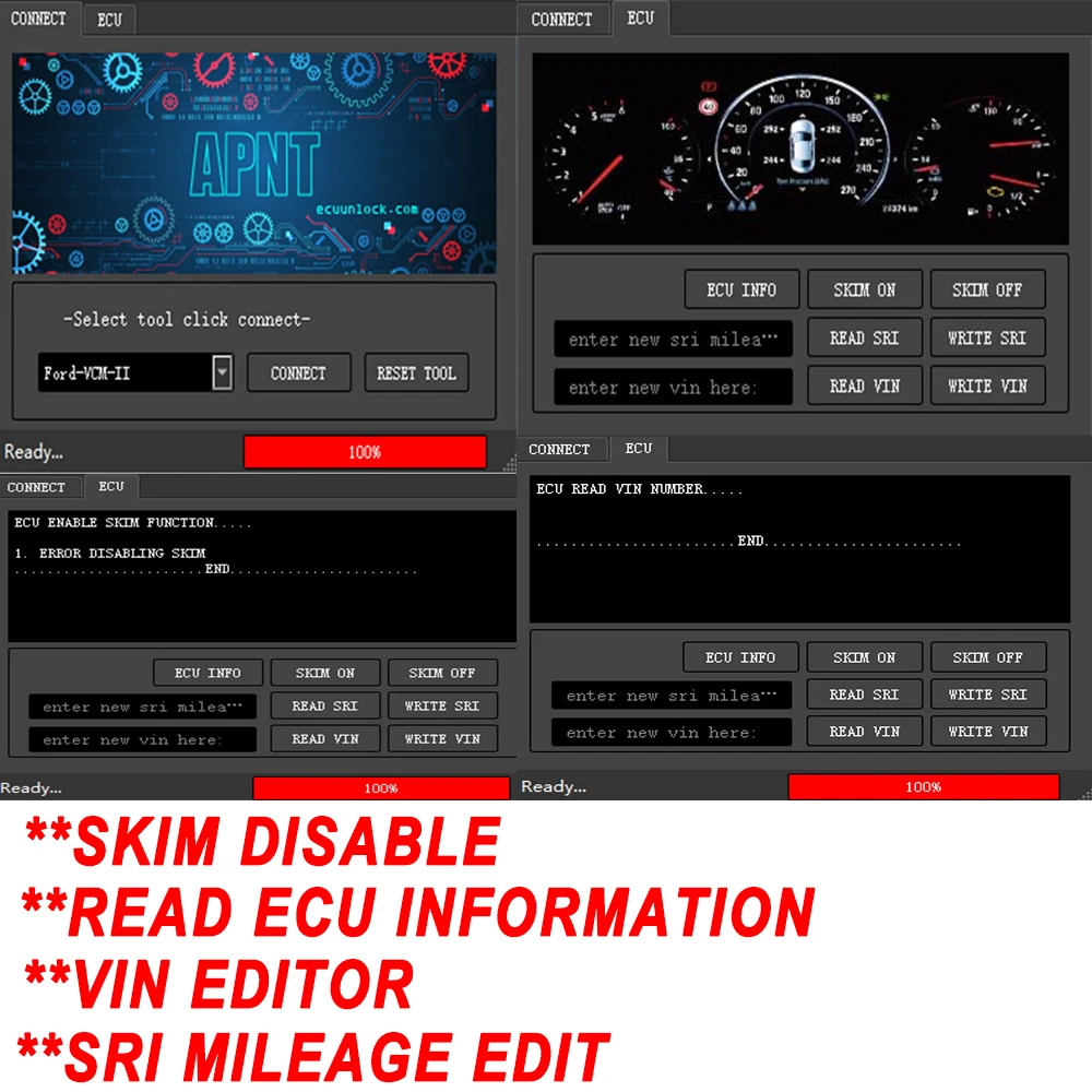IMMO OFF For Chrysler VIN Editor Edit Skim Security APNT SOFTWARE  Chrysler/Dodge/Jeep Gas Diesel From 1995-2020 Support J2534