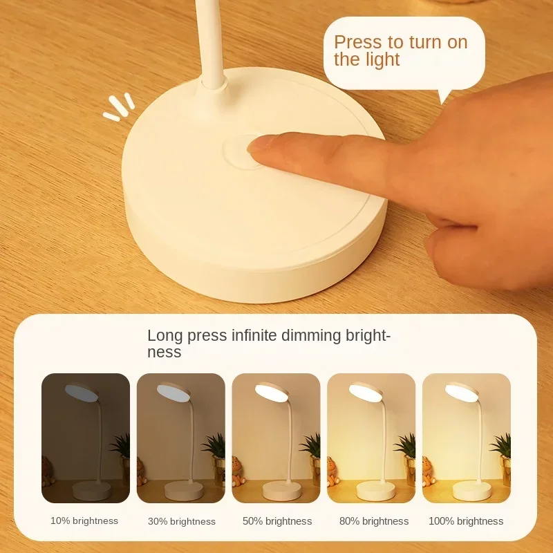 Led Table Desk Lamps Eye Protection Usb Rechargeble Learning Lights Childrens Bedroom Bedside Adjustment Reading Night Light