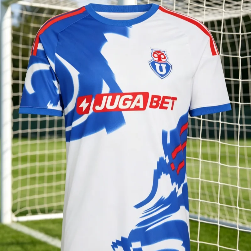 2026 Fußballtrikot der Universität von Chile Herren Sommer Sport T-Shirt Atmungsaktiv Schnelltrocknend Streetwear Kleidung Familien- und Kinder-T-Shirts – Detail 1