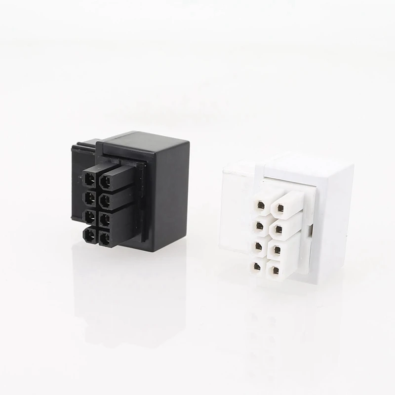 Top-5 Pcs ATX 8Pin Female 90 Degree Angled To 8 Pin Male Power Adapter GPU Power Steering Connector For Desktops Graphics