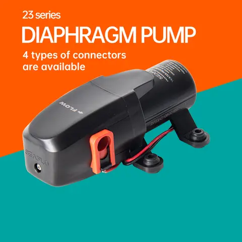 40PSI 12V Marin Vattenpump Membran Självsugande Pump Båttillbehör Duschar Toaletter Vattenöverföringsmotor för RV Husvagn 8 best sales husbilsvatten - №3