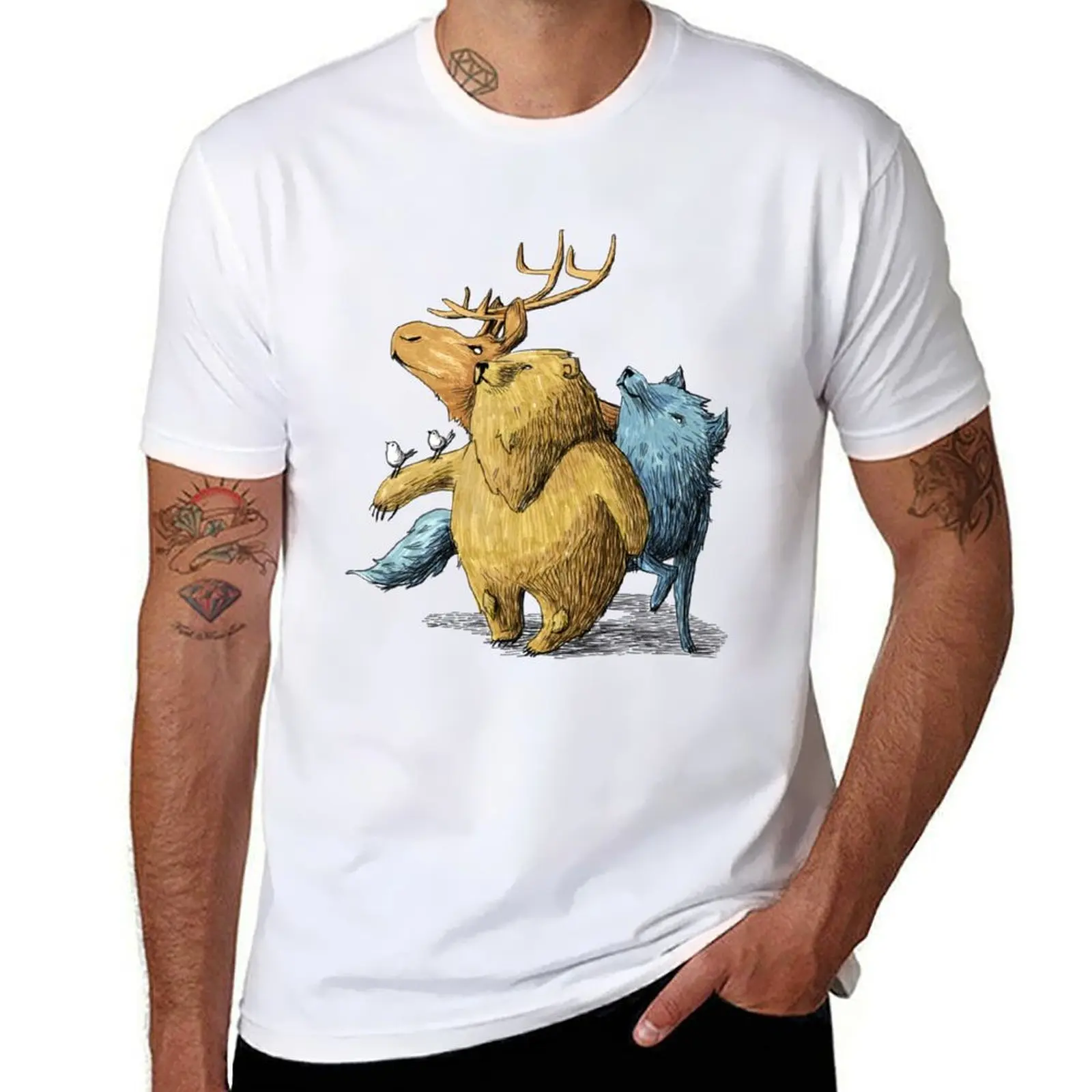 

Five friends T-Shirt man tshirt printed t shirts for man T-Shirt