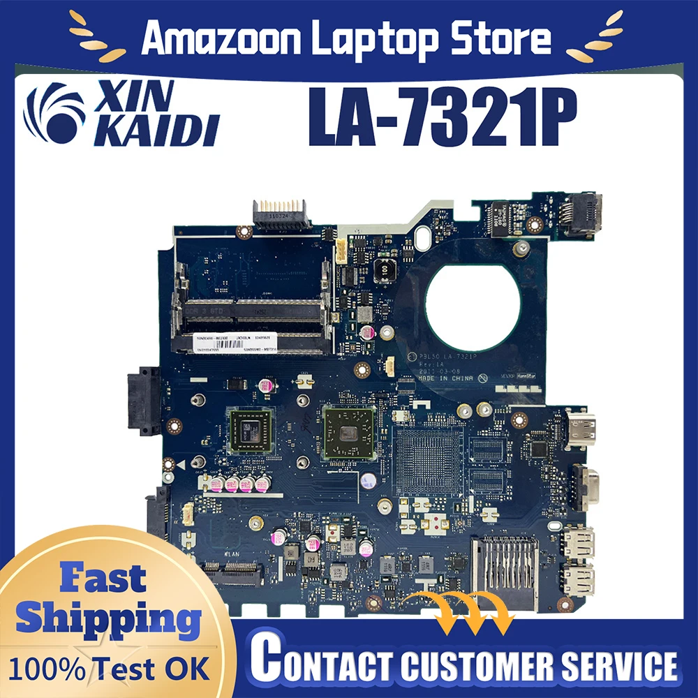 

For ASUS X43U X43B Laptop Motherboard CMC60 LA-7321P DDR3 60-N5DMB1300 Notebook Mainboard K43U K43B Tested OK