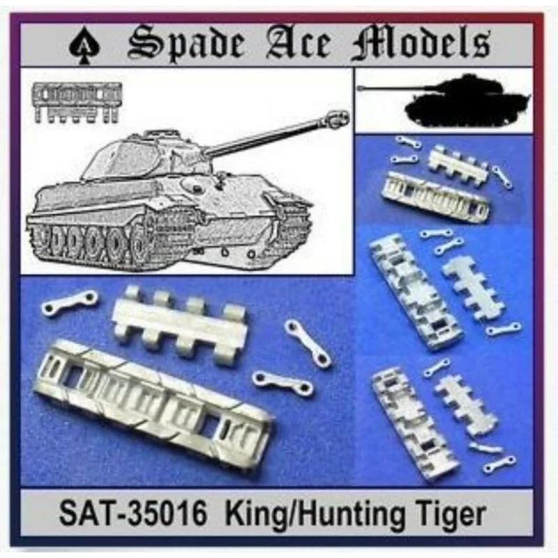 

Spade Ace Models SAT-35016 1/35 Metal Track King Tiger/Jagd Tiger