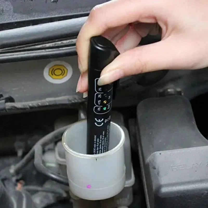 Universal Car Brake Liquid Digital Tester Accurate Oil Quality Check Pen Auto Vehicle Fluid Testing Tool