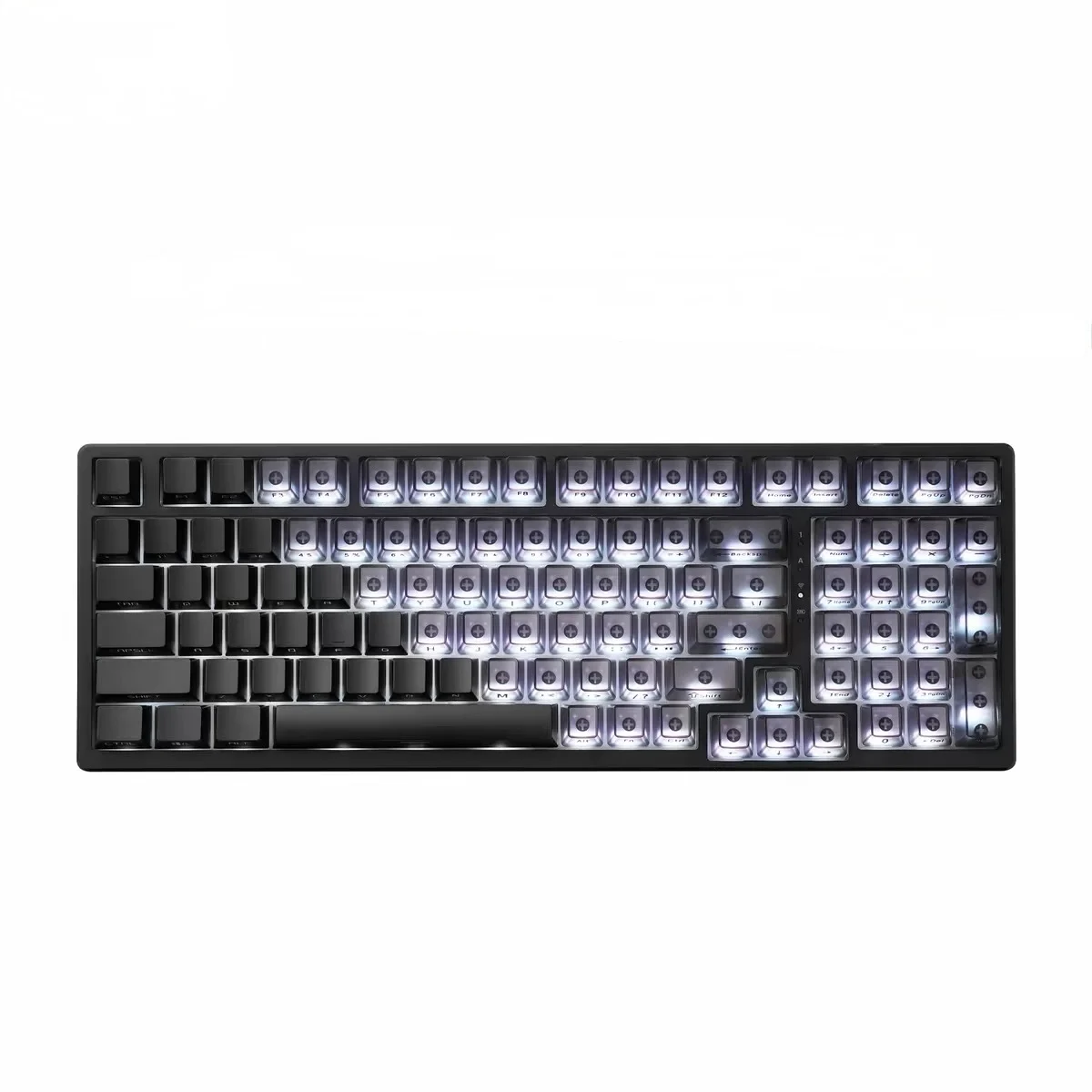 ZE980 Shadow Butterfly Mechanical Keyboard - 3-mode Wireless Bluetooth for Gaming, Office and General Use