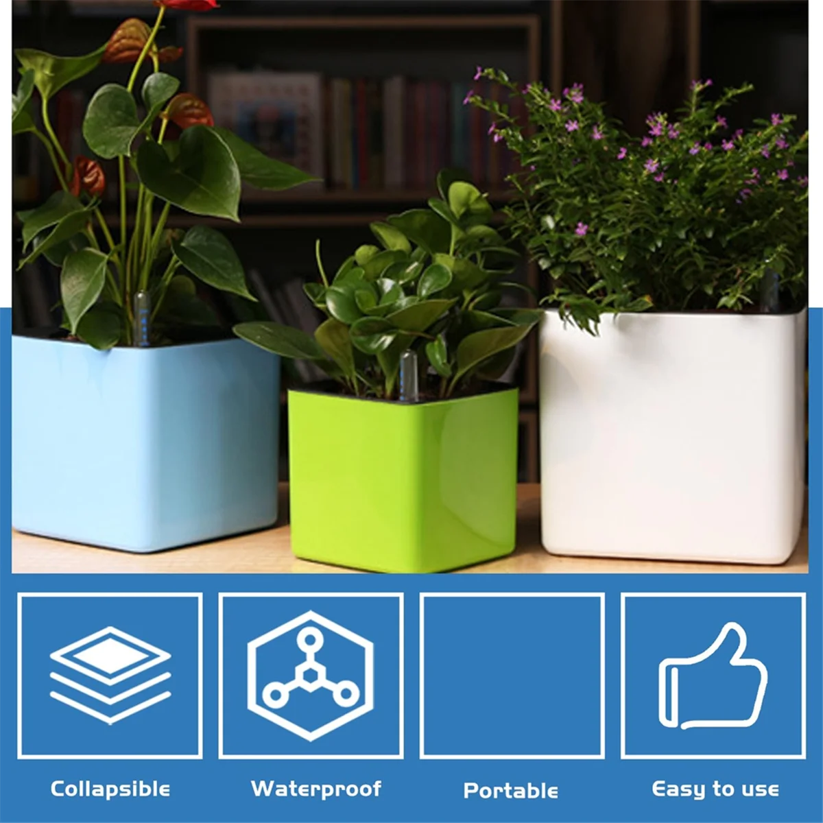 BOFF-Medidor de humedad para plantas, indicador de riego, 15 Uds. Medidor de humedad para plantas, plantas indicadoras de nivel de agua, medidor de humedad del suelo