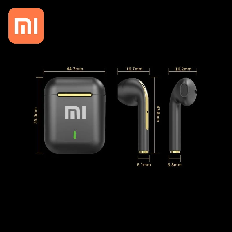 Xiaomi-auriculares inalámbricos J18 con Bluetooth, Auriculares deportivos para juegos, auriculares estéreo TWS, auriculares impermeables con cancelación de ruido para Samsung