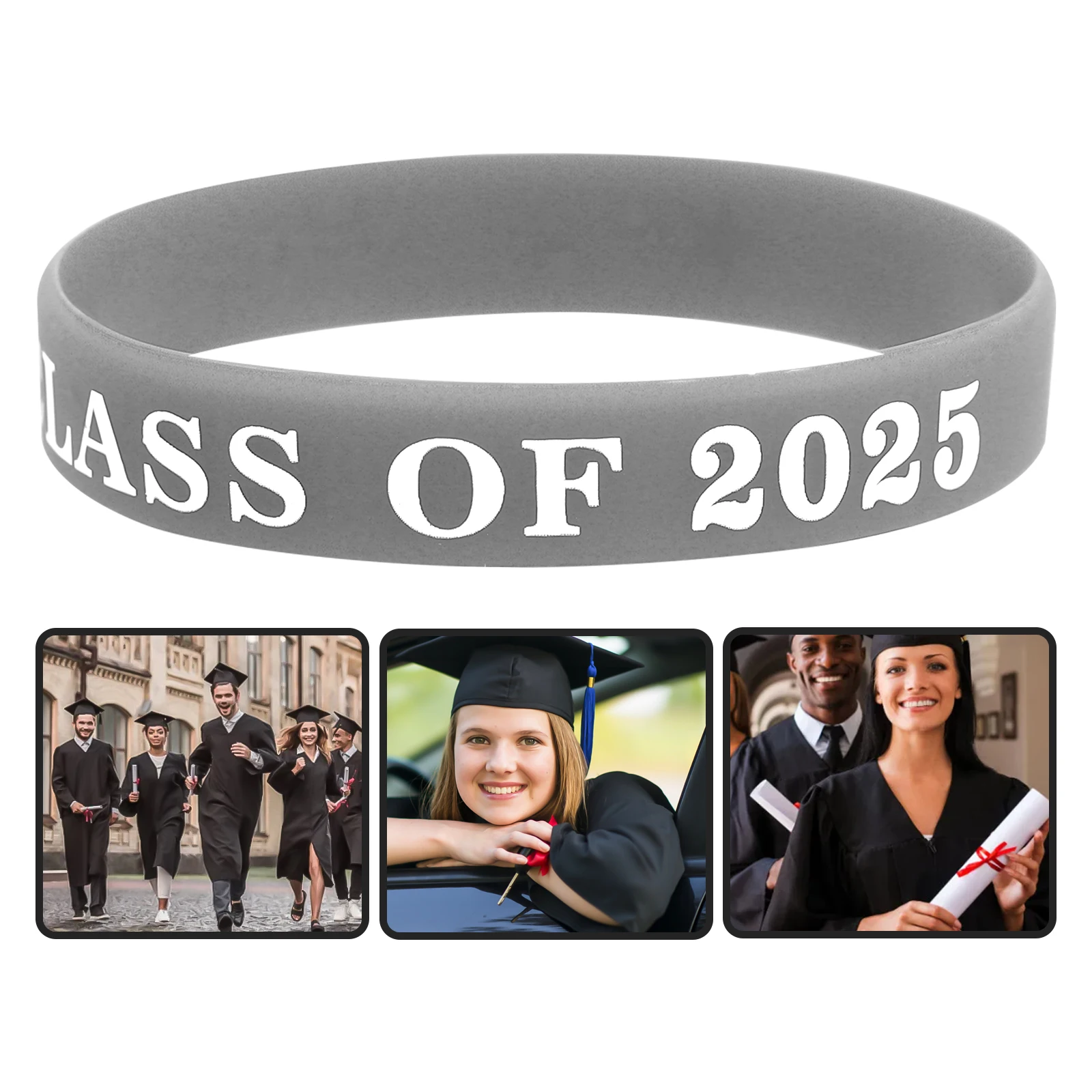 

24 Pcs Class of 2025 Party Favors Graduation Bracelet Wrist Bands for Event Wristbands Man