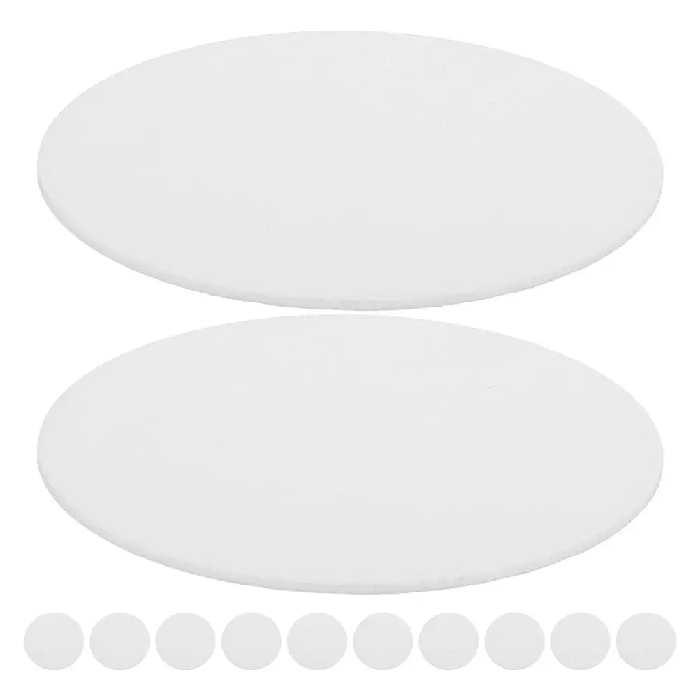 

12 шт. акриловых круглых рассеивателей для светодиодных светильников, плоские крышки для домашнего, офисного и коммерческого освещения