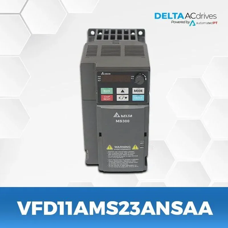 Original New Delta MS300 Three Phase 380V VFD11AMS23ANSAA General VFD 15kw Motor Speed Controller Frequency Inverter