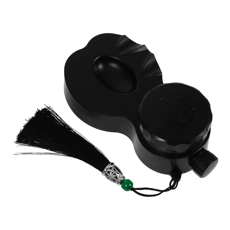 Ultra Covered Ink Stone For Calligraphy Practice Portable And Sealed Ink Tray With Lid Ink Dish And Brush Pen Rest