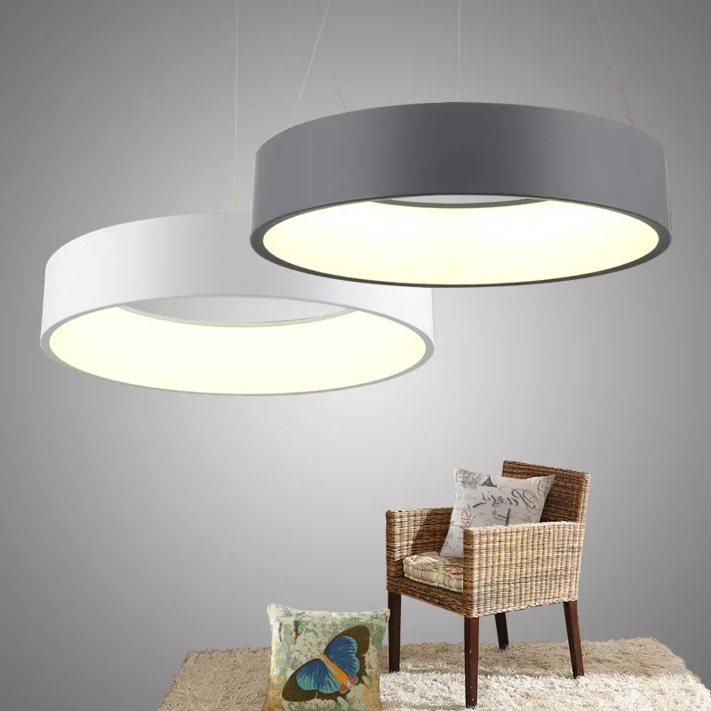 Modern LED Pendant Lights Dining Living Room Bedroom Study Aisle Corridor Office Hotel Hanging Lighting Round Lamps Home Decor