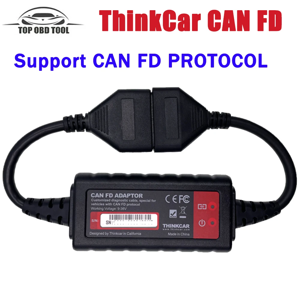 ThinkCar CAN FD Connector Adapter Cable for Thinktool Scanner Vehicle Diagnostic Accessories Tool Support CAN FD PROTOCOL CANFD