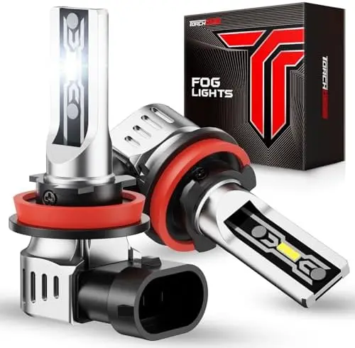 

Светодиодные противотуманные фары Torchbeam H11/H16/H8, 12000 лм, на 600% ярче — прямая замена для автомобилей, грузовиков, внедорожников — установка за 3 минуты (комплект из 2 шт.)