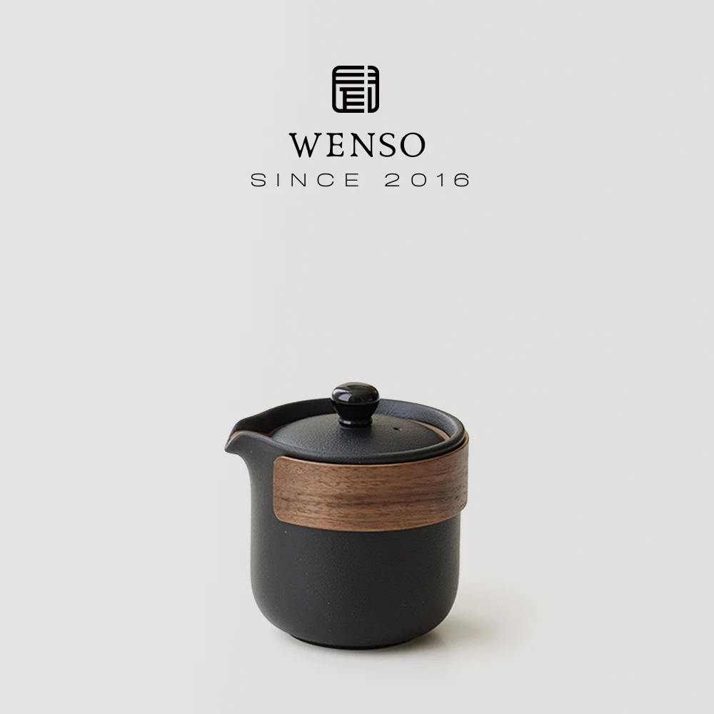 Black Sand Coarse Ceramics Tea Pot Tea Brewing Kung Fu Tea Accessories Home Use Ceramic Anti-Scald Single Pot Tea Pot