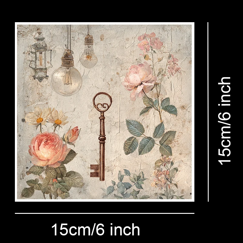 36 Lembar Kertas Scrapbook 6x6 inci: Percikan Cat Air Berbintang – Ciptakan Kreativitas Scrapbooking, Origami & Kerajinan Kosmik