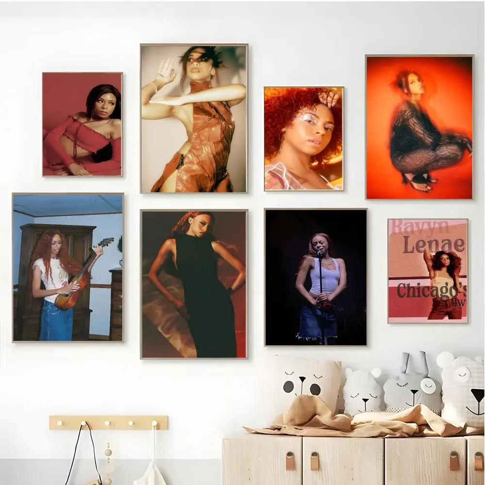 Soul Dreamy Modern R-Ravyn Lenae Poster Self-adhesive Art Waterproof Coffee House Bar Room Wall Decor