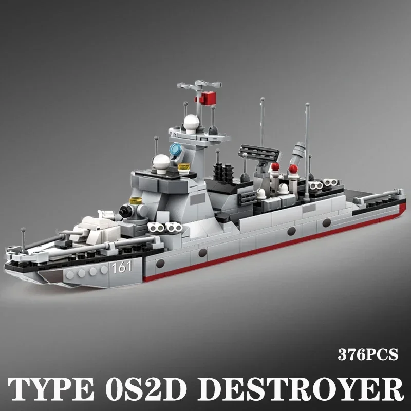 2024 new aircraft carrier building blocks assembled toy boy warship nuclear submarine Jiaolong submersible gift