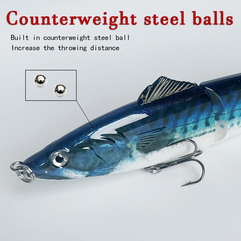 20cm55g Bionic Multi-Section Lure Fishing Baits for Sea And Freshwater Far Casting Prey Fish Universal Fishing Grounds view 3