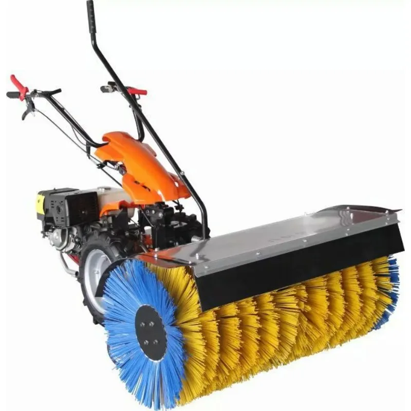 6.5 small brush snowplow hand-push type road snow clearing machine