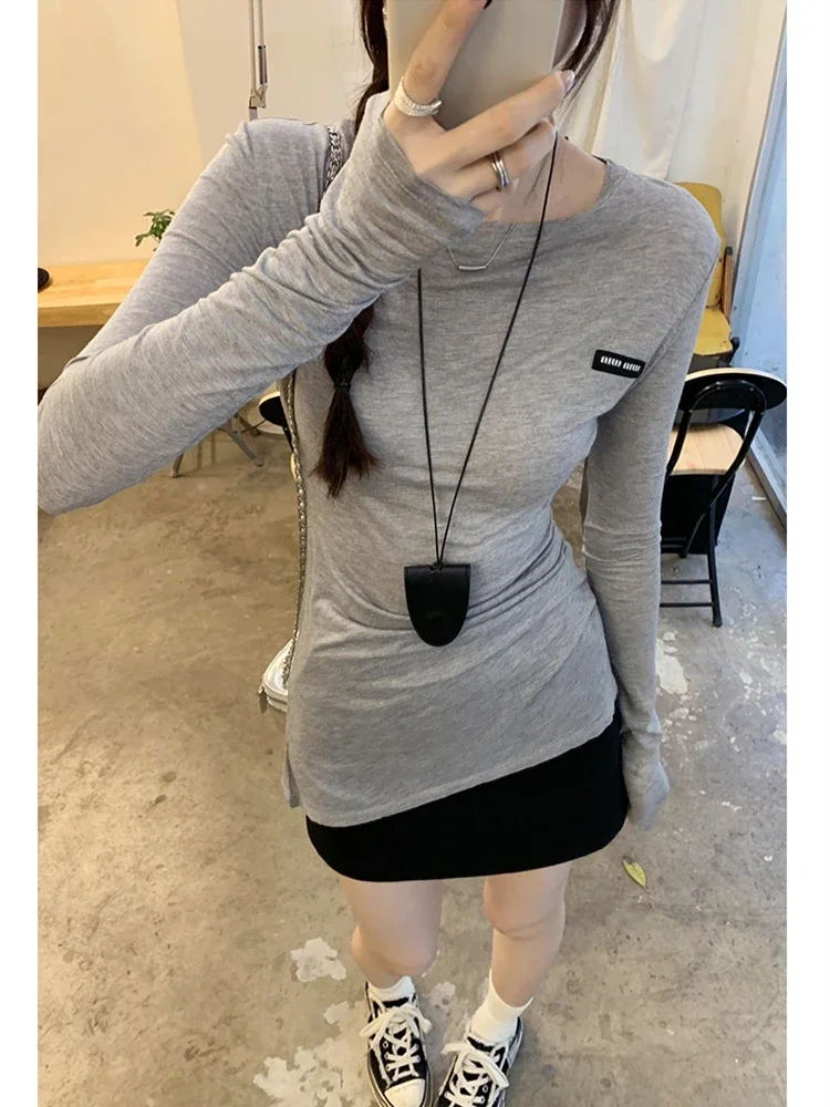Autumn Women T Shirt T-Shirt Woman Clothes Tops Tshirt Female Crop Top Tees Y2k Para Mujer Ropa De Mujer Roupas Feminina Traf image 5
