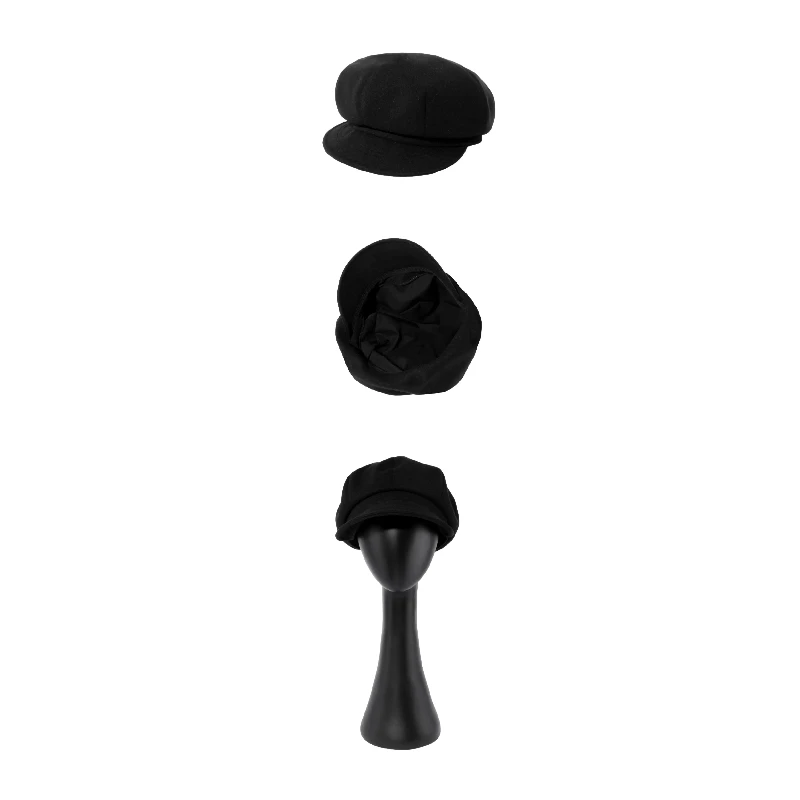 S/M/L/XL Übergroße Vintage Vier-Jahreszeiten Dicke Warme Schlichte Wollene Baskenmützen für Damen Mädchen Französische Künstler Casual Newsboy Caps – Detail 4