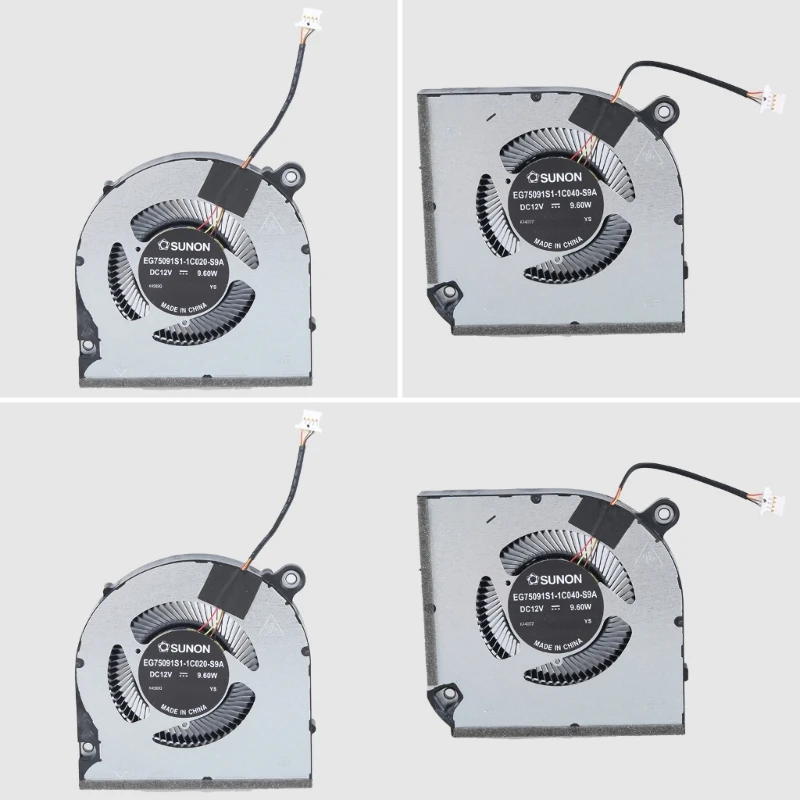 4Pin DC12V مشعات الكمبيوتر المحمول GPU GPU مروحة تبريد لـ V 15 ANV15-51 N23Q22