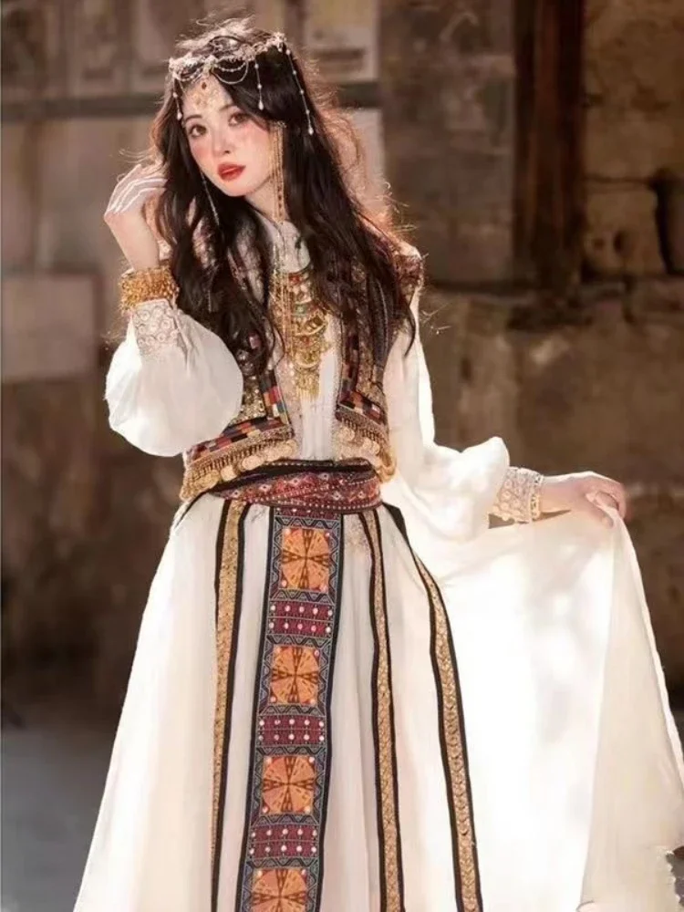 Chinese kleding Kung Fu Mujer Etnische kostuums uit de westerse regio's Borduren Han-elementen Nieuwe stijlen Exotisch Modern