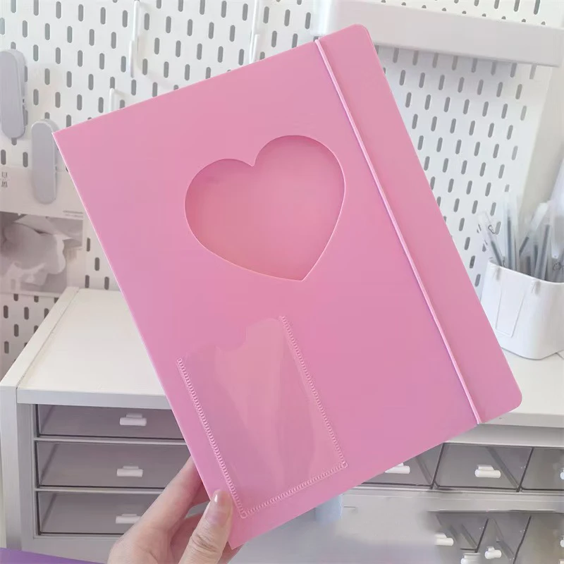 

2025 New A5 KPOP Photocard Binder 200 Pockets - KPOP Photocard Holder Book 25 Sleeves - Clear 6 Ring KPOP Photo Card Binder