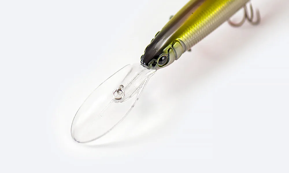 COUNTBASS Langsam schwimmender Wobbler 115 mm 4-1/2 Zoll 20 g 3/4 oz. Dive 4m 13ft Minnow Jerk Your Baits Angelköder – Detail 6
