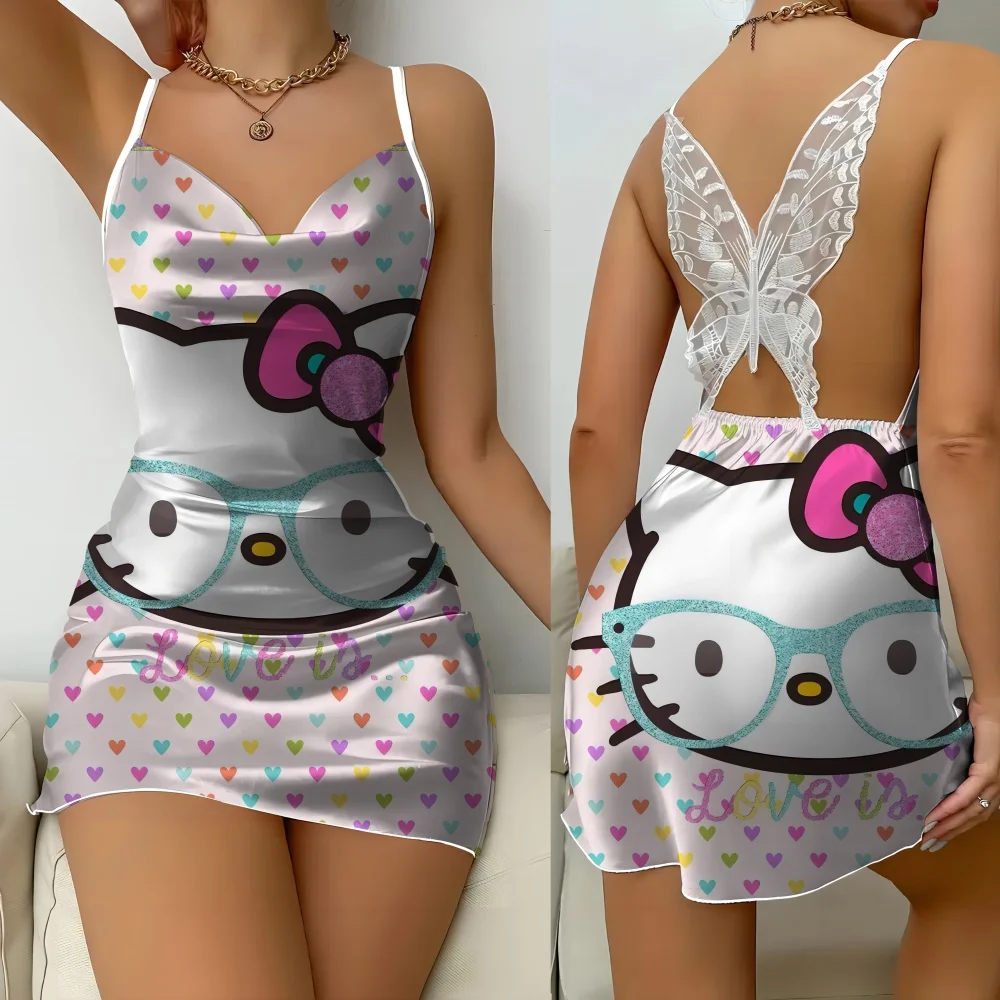 Lingerie Ruches Rand Casual Damesjurken D/feest Nachtkleding Vrouw Sexy Nachtjapon voor Vrouwen Hot Romantische Pyjama Jurk Disney