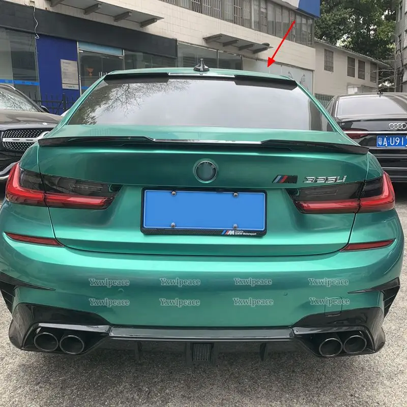 Dla BMW G20 nowy 3 serii 2020 2021 320i 320D materiał ABS tylne okno Spoiler dachowy dekoracja skrzydła samochodu