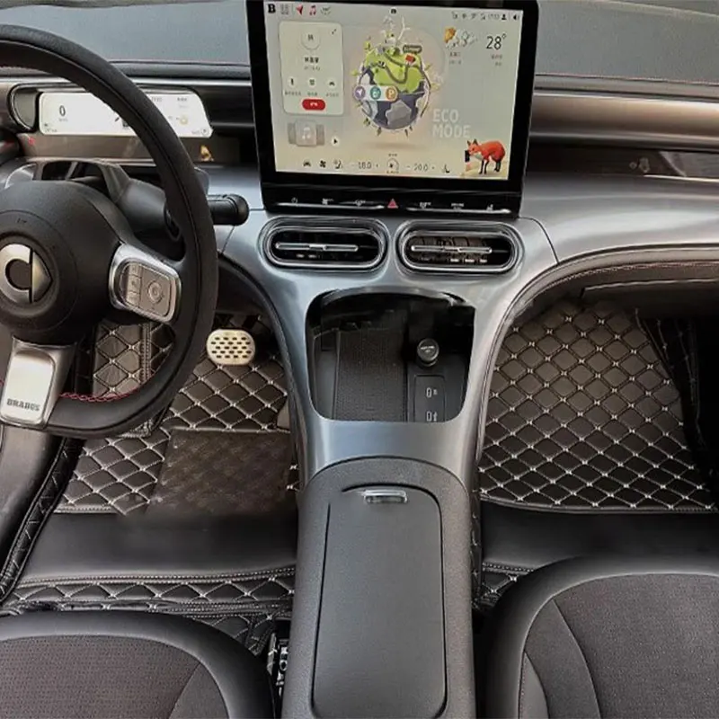 

Автомобильный кожаный напольный коврик для багажника, защитный коврик для багажа, украшение для Mercedes Smart Elf 1 #, автомобильные аксессуары для интерьера