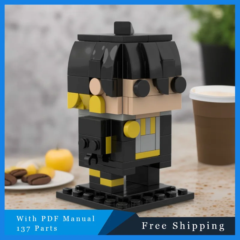 ชุดตัวต่อ MOC 137 ชิ้น แบบจำลอง Brickheadz จากภาพยนตร์และเกมดัง ของเล่นเสริมพัฒนาการ DIY สำหรับเด็กชายและเด็กหญิง ของขวัญเทศกาลที่สมบูรณ์แบบ