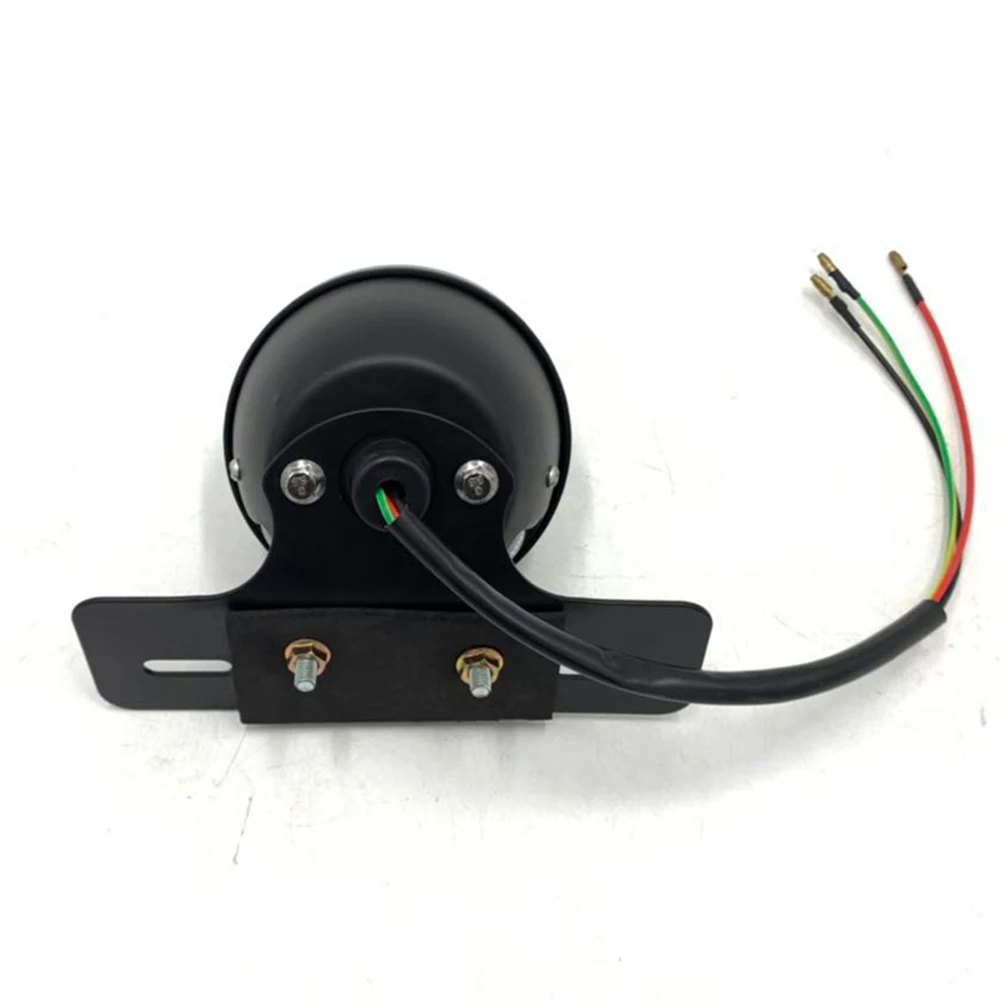 Motorcycle Rear Tail Brake Stop Light Tail Lamp with License Plate Bracket Mount for Harley Honda Suzuki Chopper Bobber