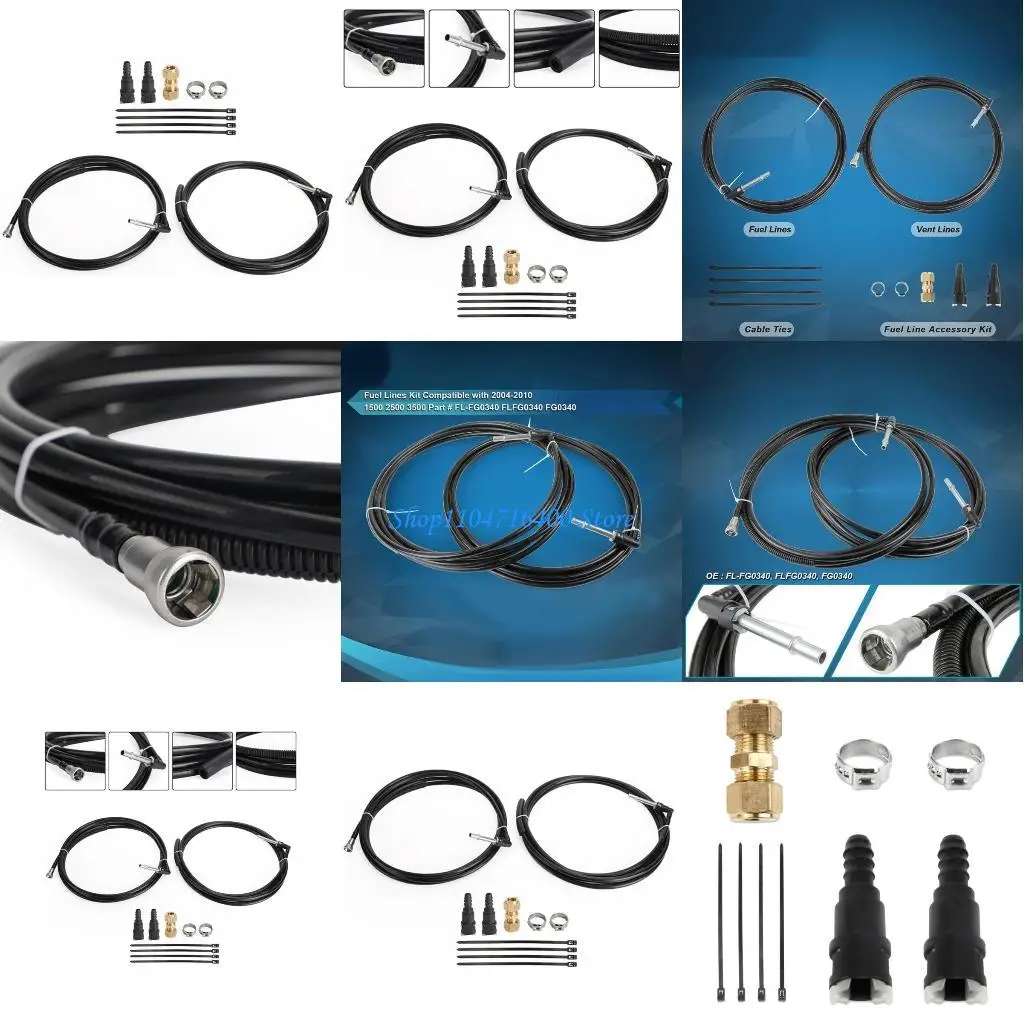 

y1gd Hassle Replacement Vent Tube for 1500 2500 3500 4.3L 4.8L 5.3L 6.0L 8.1L 04-10 FL-FG0340 FLFG0340 Vehicle