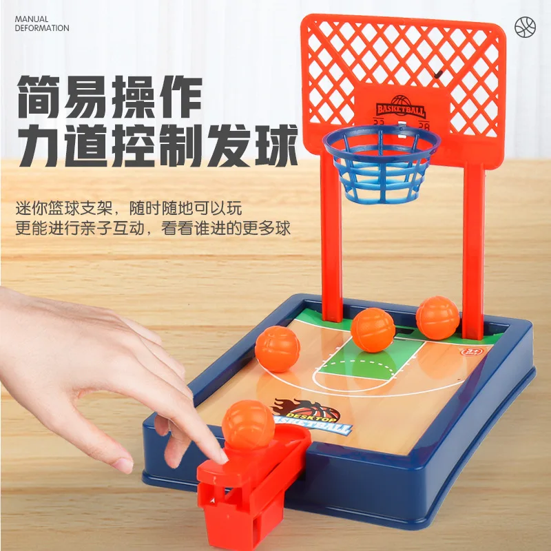 Hot Summer Desktop Board Game Basketball Finger Mini Shooting Machine Party Table Interactive Sport Games for Kids Adults