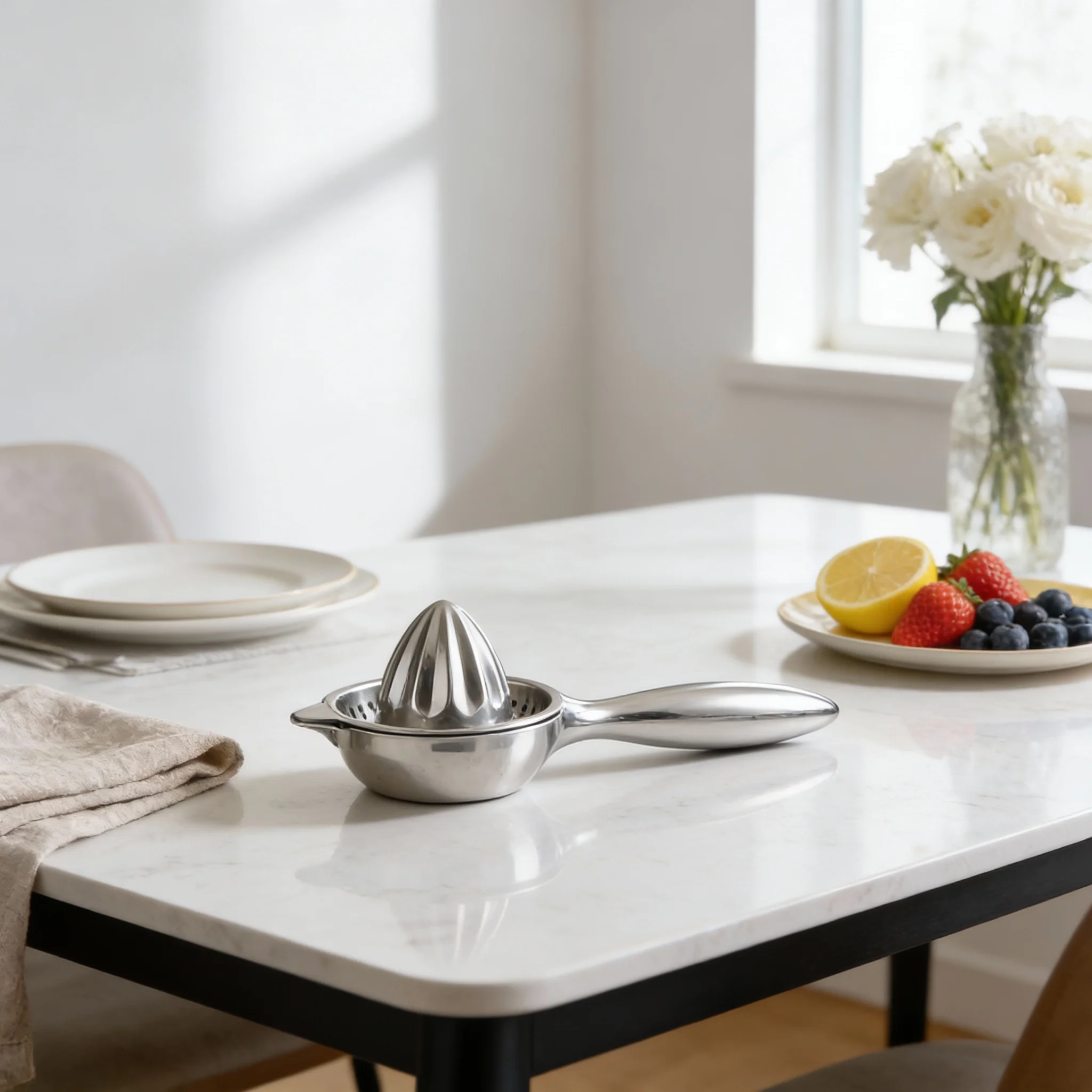 

1Pcs Hand Press Juicer Manual Citrus Reamer for Orange Juice Extraction Deep Groove Squeezer Kitchen Gadget Fruit